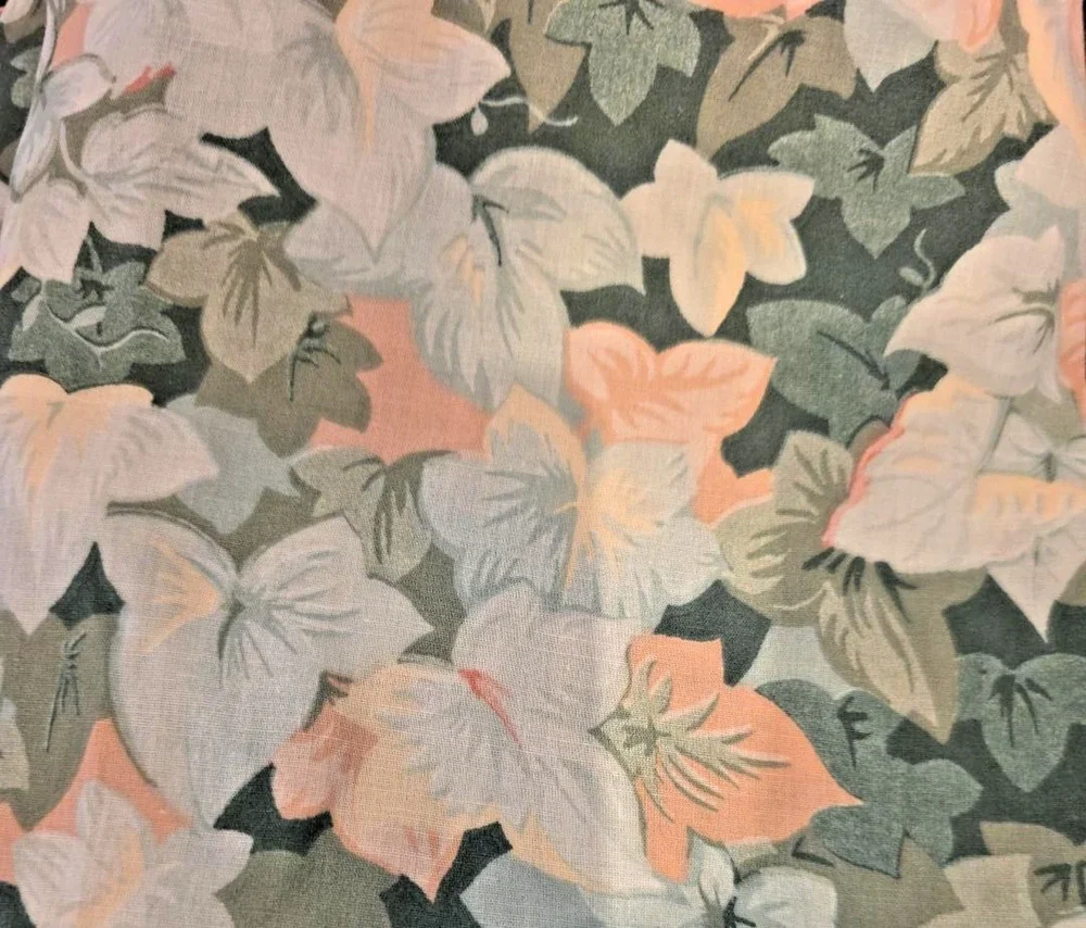 Springs Vtg Floral Euro Shams 26x26 Set 2 Ruffle USA Grandmillennial Cottage